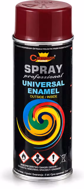 Sola High Gloss Universal Multi-Surface Spray Paint, RAL 3004 Purple Red, 400ml – 1