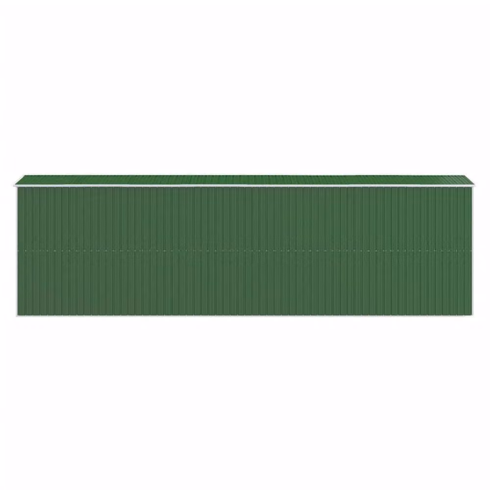 Berkfield Green Galvanised Steel Garden Shed, W/D/H: 192 x 689 x 223 cm – 4