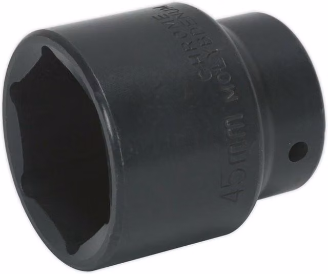 Loops 45mm Forged Impact Socket 3/4 inch Sq Drive in Black Chromoly Steel