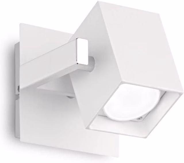 Netlighting Mouse Adjustable Modern Square Wall Light in White