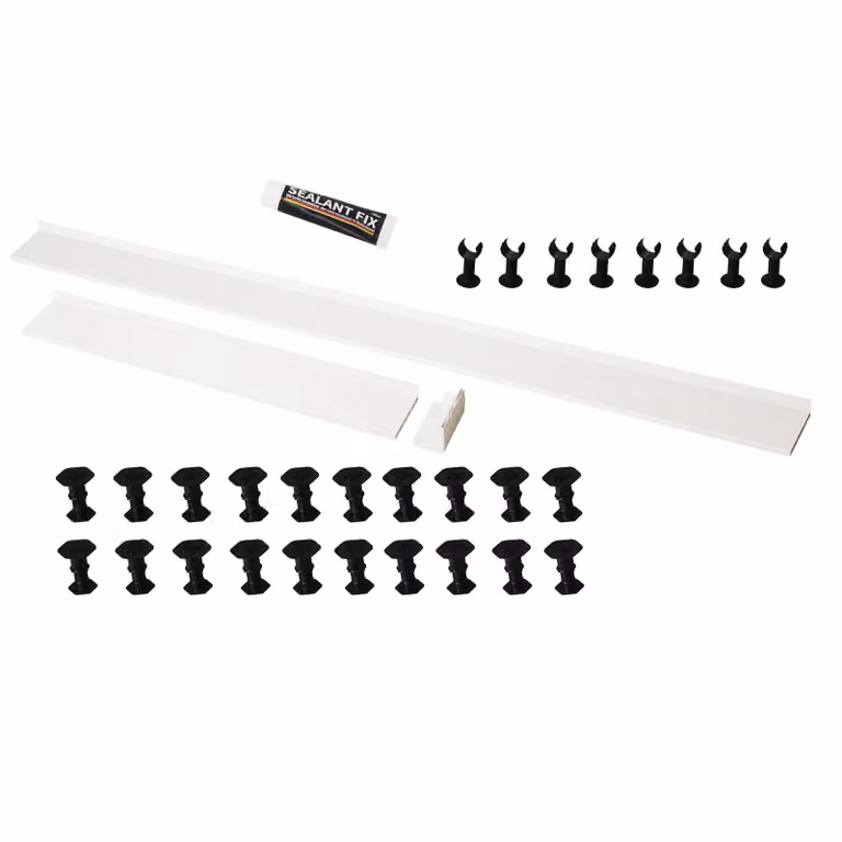 Royal Bathrooms Apex Riser Kit for Rectangular or Square Shower Enclosure Trays, White, 1500 to 1800mm