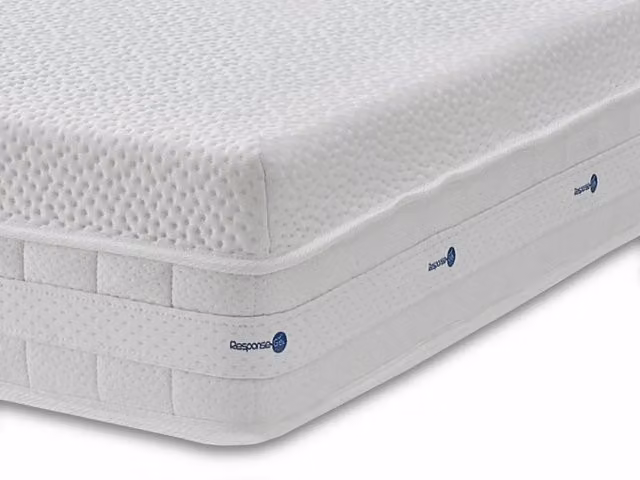 Kaymed Signature Response Gel Pocket 1600 Hybrid Mattress, White, W: 180 cm, D: 200 cm
