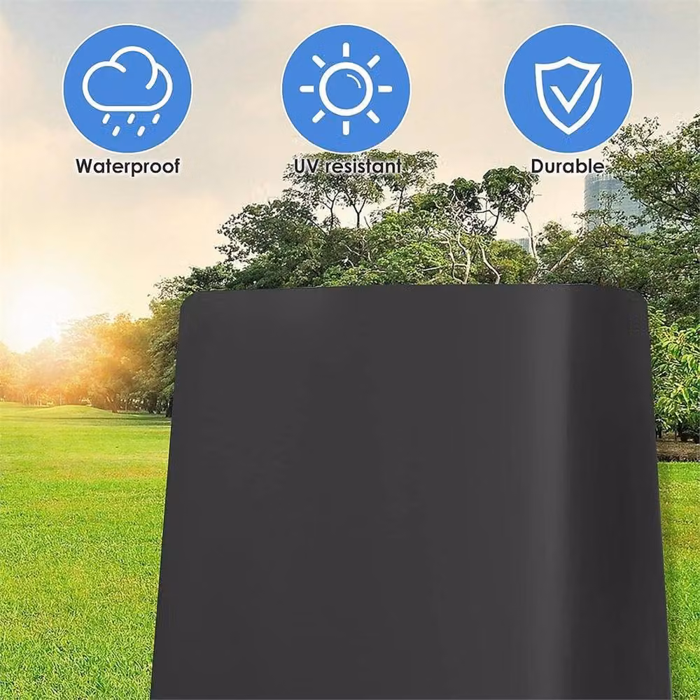 SPETLEK Waterproof Outdoor Ping Pong Table Storage Cover, Black, W/D/H: 160 x 145 x 90 cm – 2
