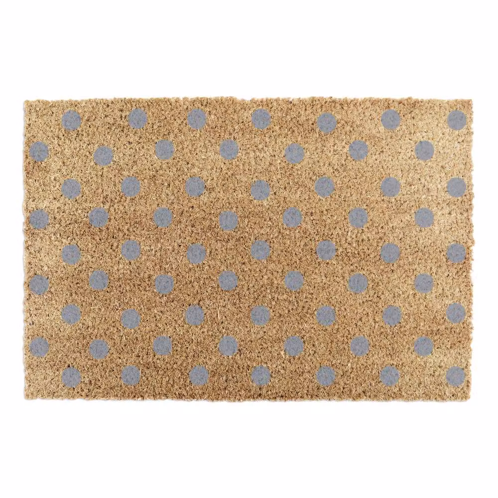 Artsy Grey Dots Doormat in Beige, W/D: 60 x 40 cm – 2