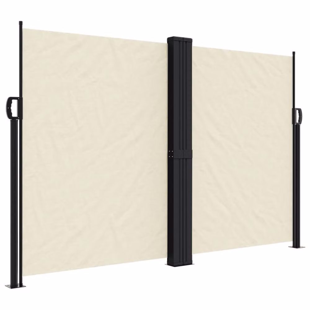 Berkfield Home Retractable Side Awning in Beige, W/H: 160 x 1200 cm – 2