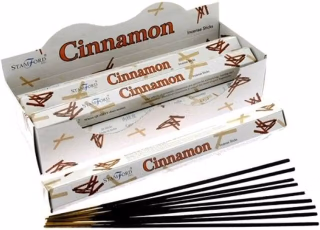 Stamford Cinnamon Premium Hexagonal Incense Sticks, Spicy White