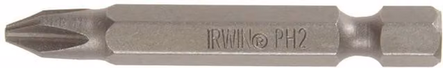 IRWIN Phillips Steel Screwdriver Bits in Multicolour and Silver
