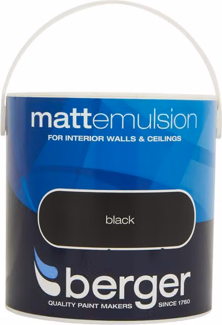 Berger Matt Emulsion Dispersion Black