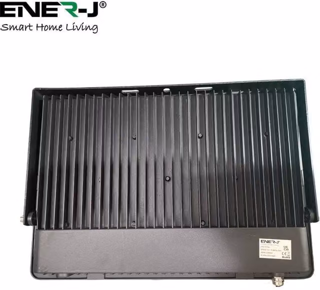 ENER-J 300W LED SMD Non-PIR Outdoor Floodlight, 30000Lm, IP66 Waterproof, Cool White, Black