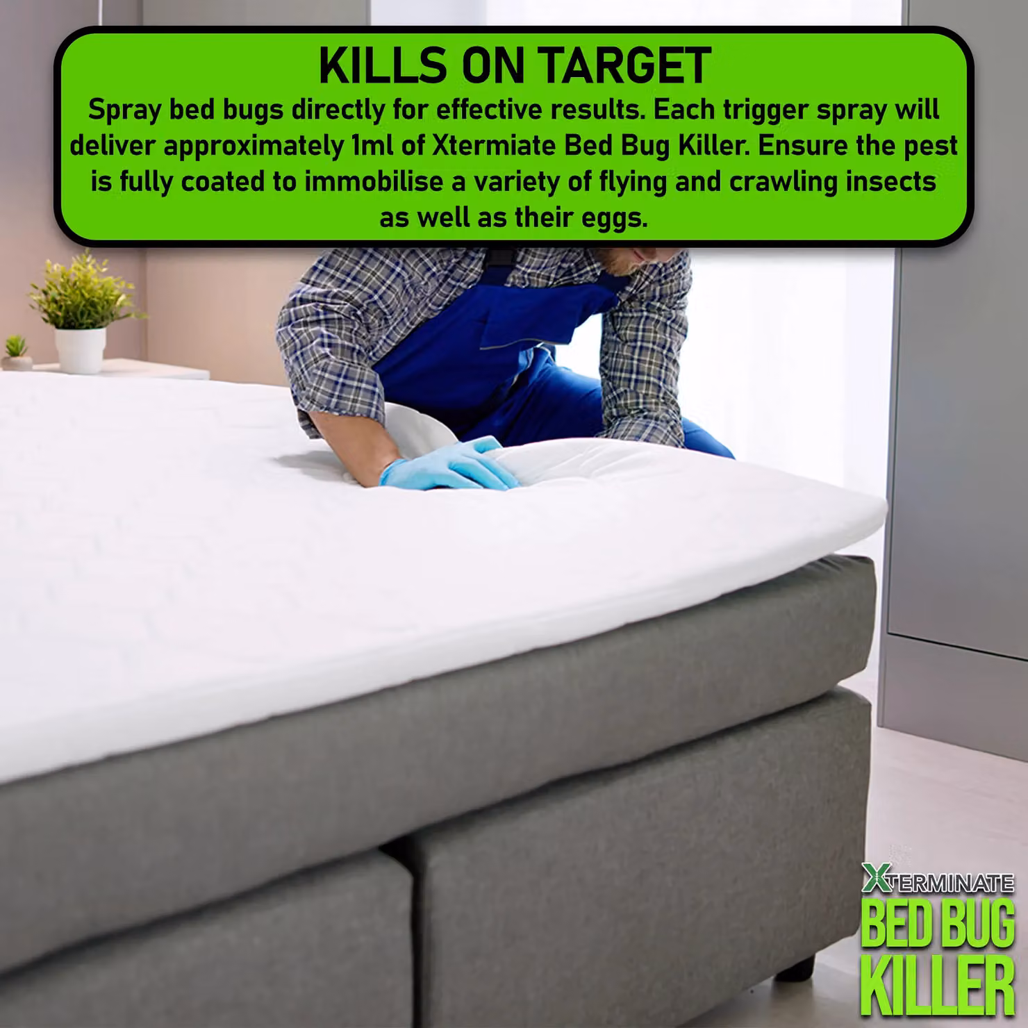 Xterminate Pesticide Free Bed Bug Killer Spray 10 l in Clear – 2