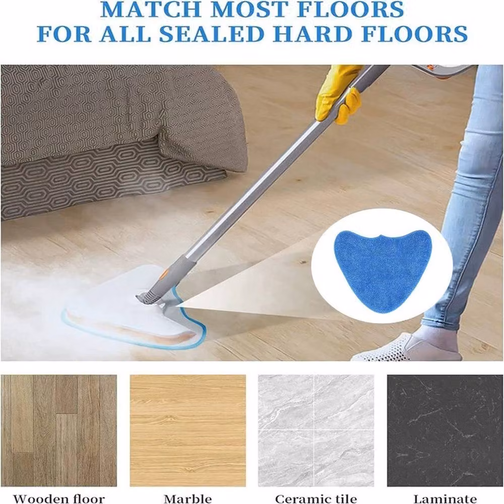 NESTLUNE 8x Blue Steam Mop Pads for VAX Steamer Cleaner, W/D/H: 100 x 100 x 100 cm – 2