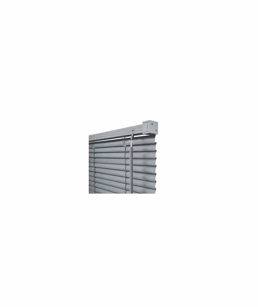 New Edge Blinds Grey PVC Venetian Blind with 25mm Slats, W: 165 cm, H: 213 cm – 2