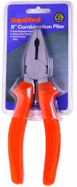 SupaTool Red Stainless Steel Combination Pliers