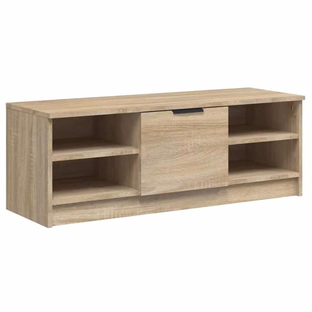 Berkfield Home Sonoma Oak TV Cabinet in Brown, W: 102 cm, D: 35.5 cm, H: 36.5 cm – 2