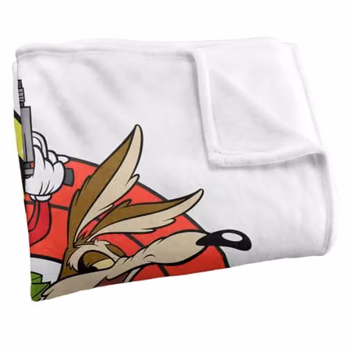 Warner Bros. Looney Tunes Group Characters Silky Touch Super Soft Fleece Throw Blanket, Multicolour, W: 127 cm, D: 152.4 cm – 2