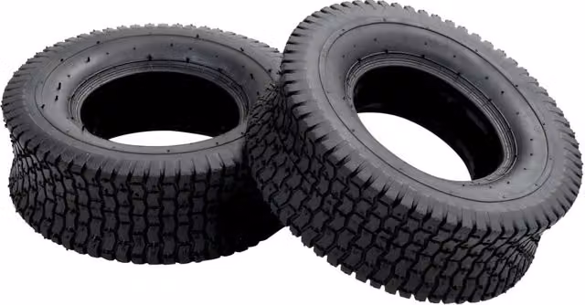 Berkfield Home Wheelbarrow Tyres, 2 Pack, Black Rubber, 13x5.00-6 4PR