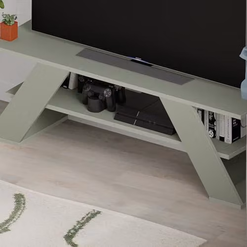 HOCUS PICUS TV Unit, Green, W/D/H: 120 x 33 x 33 cm – 3