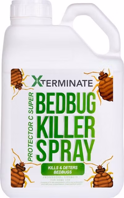 Xterminates Bed Bug Killer Repellent Spray Treatment, Clear, 5kg