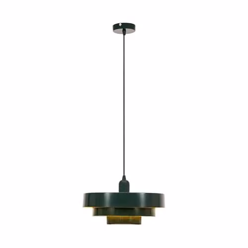 Lucide Runa Green Metal Pendant Light, Diameter: 35 cm