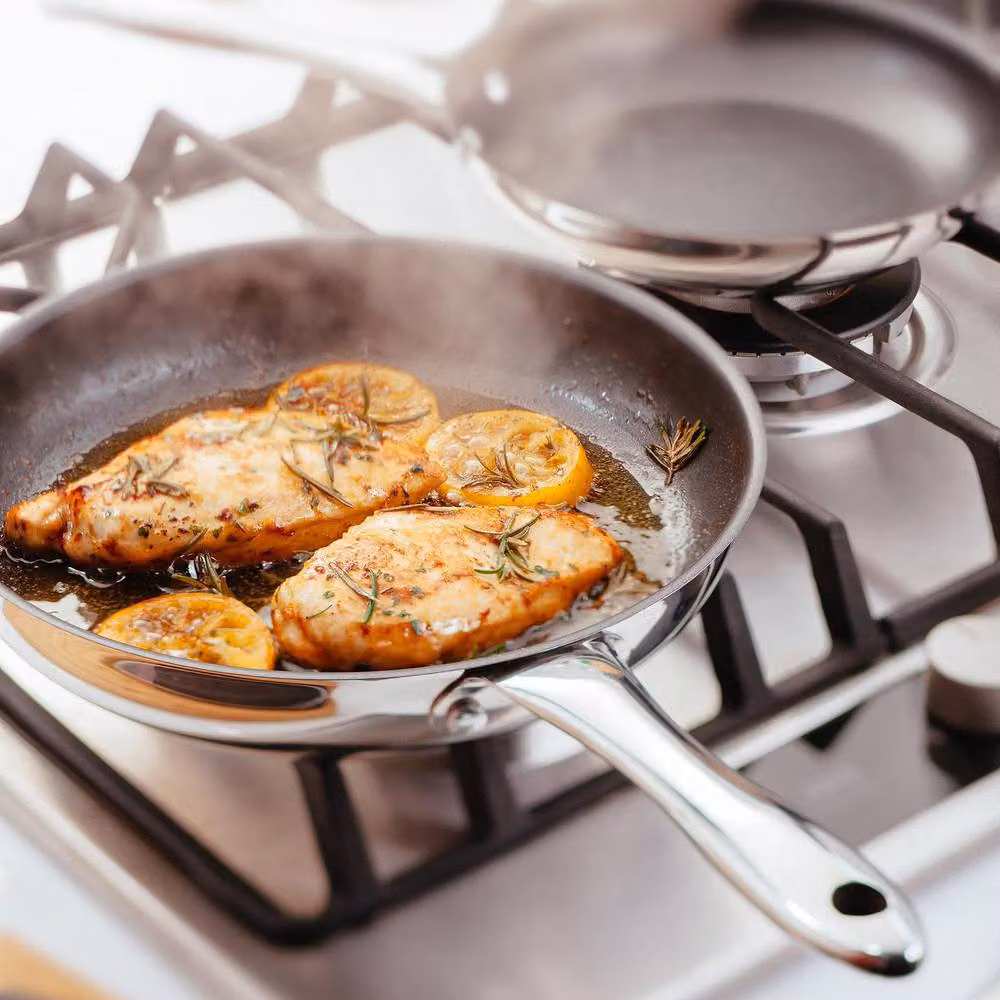 Judge Classic Non-Stick Frying Pan, Metallic Silver, 28 cm – 3