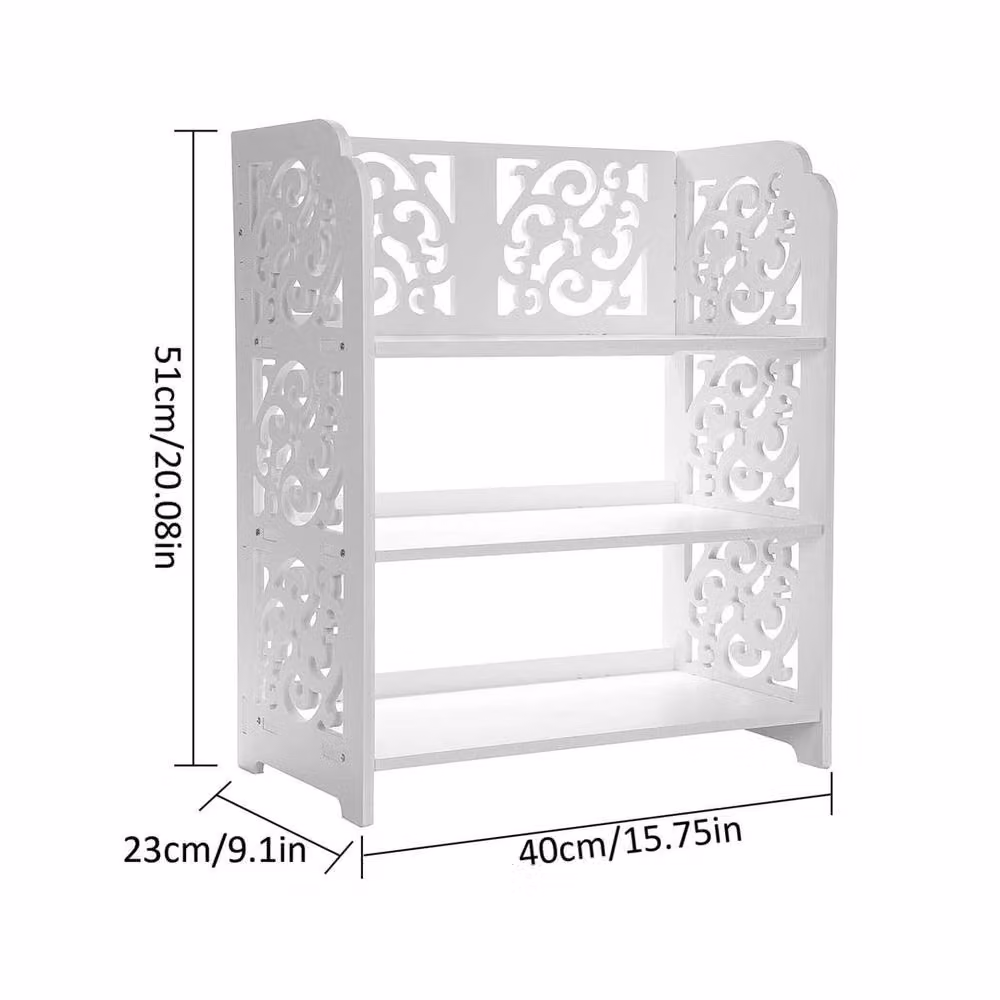 Havendro 3 Tier Shoe Rack Storage Organiser Unit in White – 2