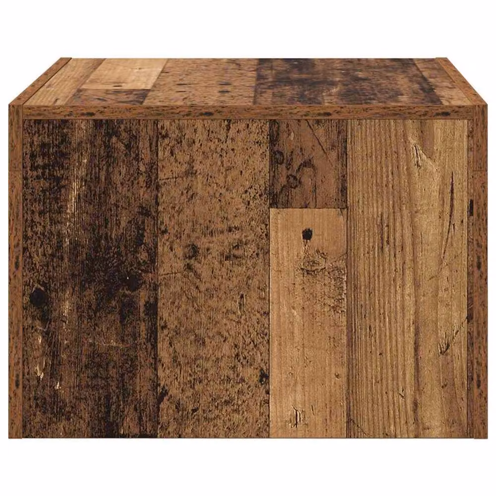 Berkfield Home Modern Square Coffee Table in Brown Engineered Wood, W/D/H: 50 x 50 x 35 cm – 6