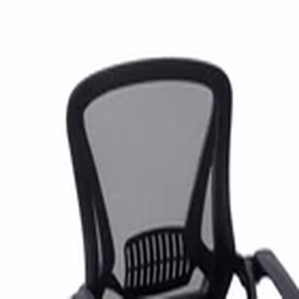 EONLION Ergonomic Mesh Back Office Chair with Flip-up Armrests, Black – 4