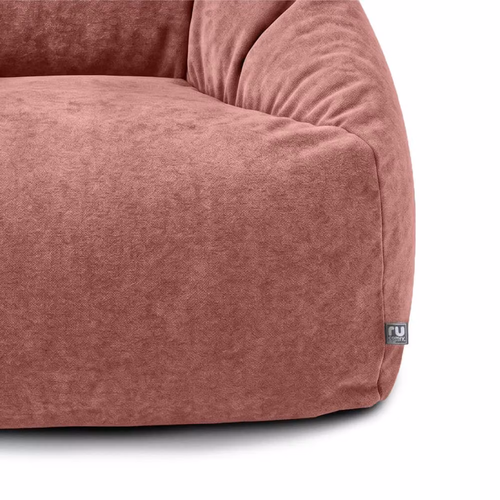 rucomfy Velora Snuggle Bean Bag Chair for Adults in Pink – 4