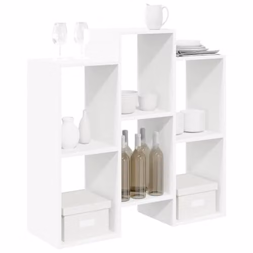 vidaXL Modern White Wood Sideboard W/D/H: 90 x 30 x 90 cm