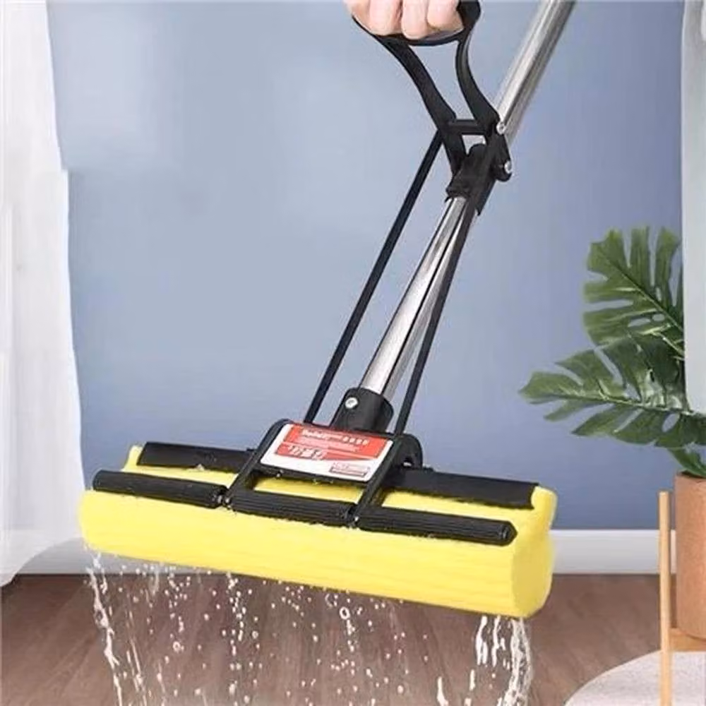 PAWNORA Yellow PVA Sponge Mop Multi Surface Cleaner – 2