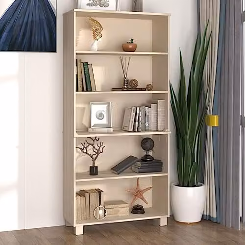 vidaXL HAMAR Highboard in Honey Brown Solid Wood and MDF