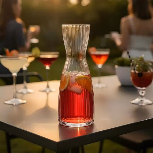 Argon Tableware Hoxton Optic Crystal Carafe, 1.1 l, Transparent – 4