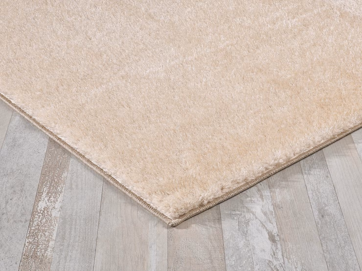 Smart Living Shaggy Area Rug in Light Beige, W/D/H: 120 x 170 cm – 2