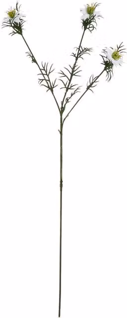 Hill Interiors Natural Garden Collection Love In A Mist Nigella Artificial Flower in White