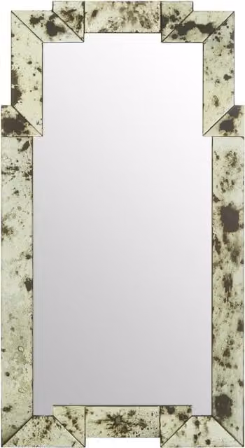Fifty Five South Avento Oval Shelved Wall Mirror in Gold and Silver