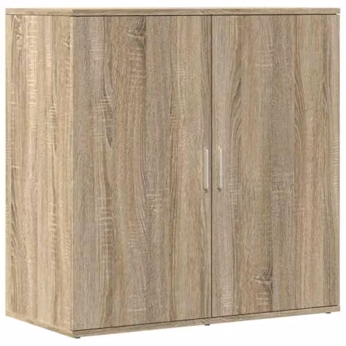 vidaXL Modern Sonoma Oak Sideboard in Brown, W/D/H: 79 x 38 x 80 cm – 1
