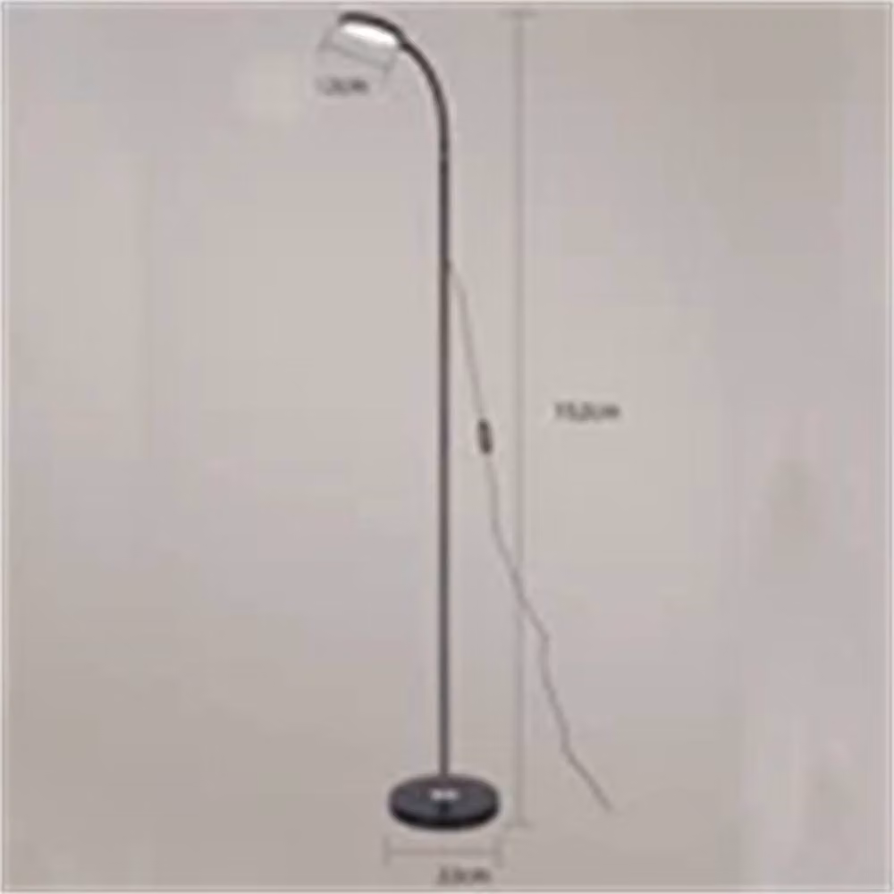 Nordara Black Flexible Arm Floor Standing LED Lamp with Adjustable Task Lighting – 2