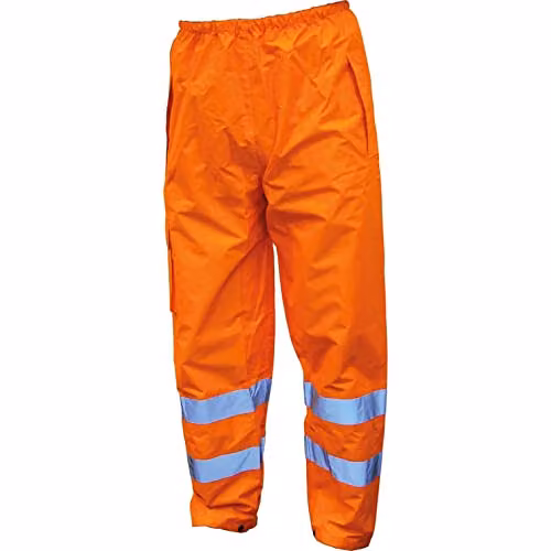 Scan Hi-Vis Motorway Trousers in Orange, Railway Standard RIS-3279-TOM, Size L – 1