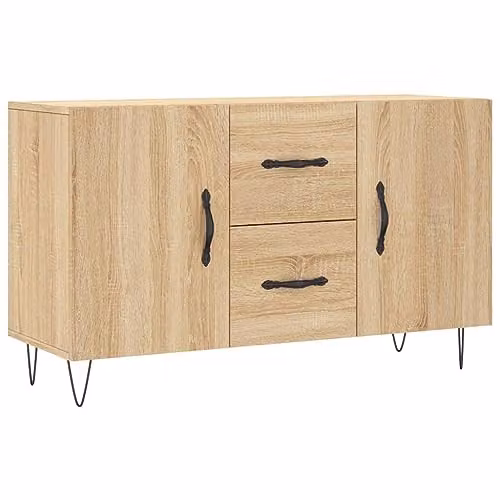 vidaXL Modern Sideboard in Brown, W/D/H: 100 x 36 x 60 cm