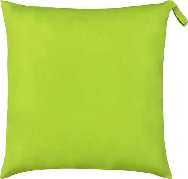 Make it a Home Large Square Weatherproof Outdoor Floor Cushion in Green Polyester