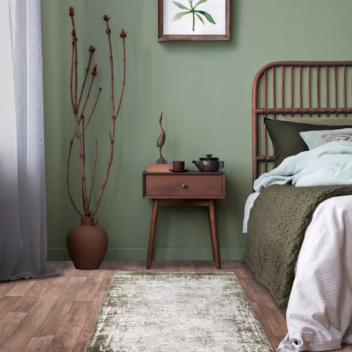 The Rug Shop UK Green Modern Abstract Easy To Clean Area Rug W: 240 cm, D: 340 cm – 5