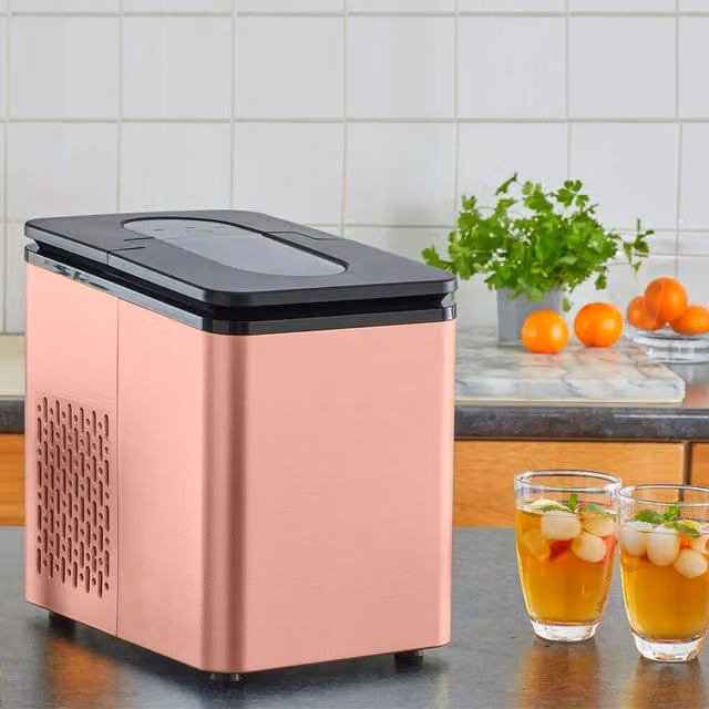 Neo 1.7L Electric Ice Cube Maker Machine in Copper