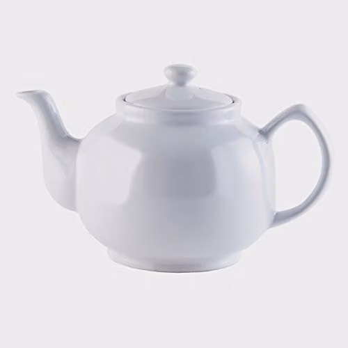 Price & Kensington White 10 Cup Stoneware Teapot