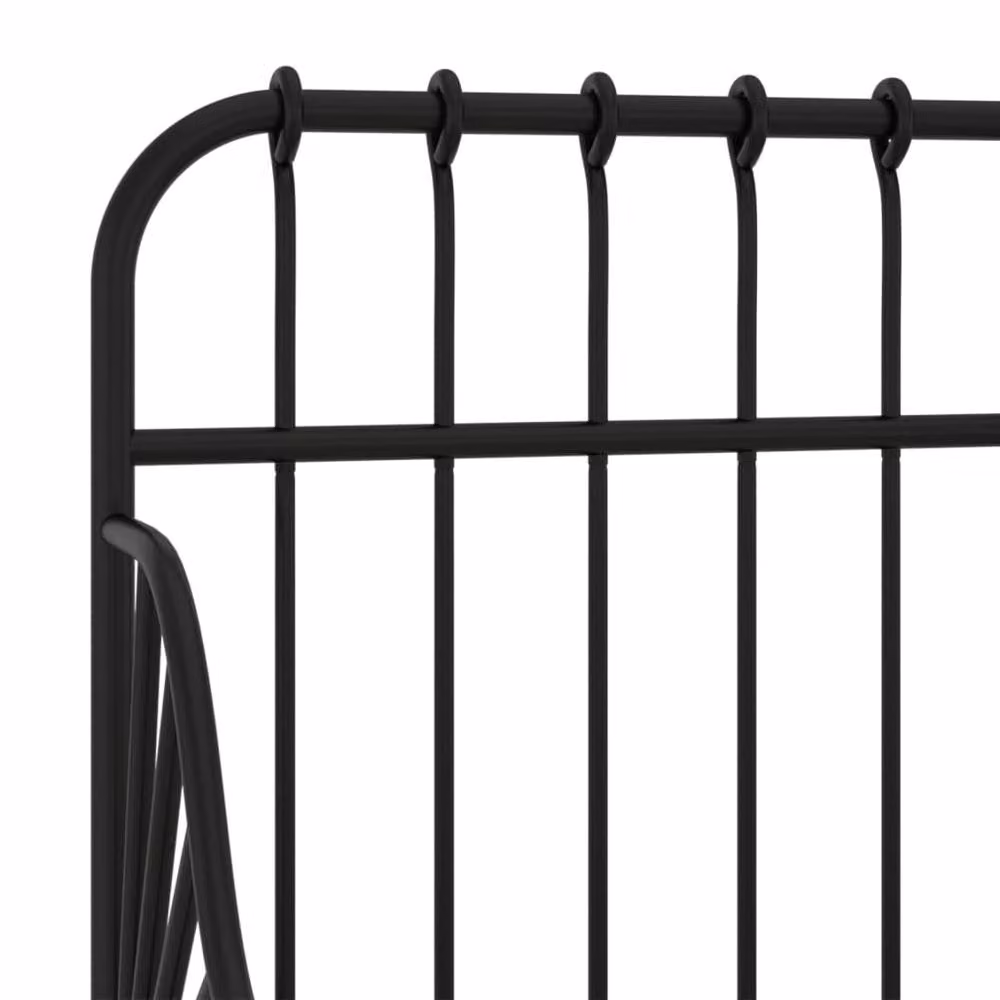 Berkfield Home Extendable Metal Bed Frame in Black, W/D/H: 80 x 130/200 cm – 5
