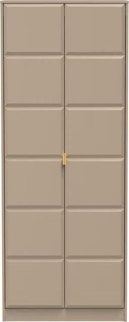 Ready Assembled 2 U Metro 2 Door Wardrobe in Light Brown