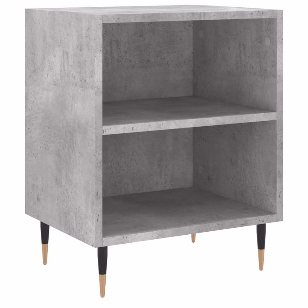 Berkfield Home Elegant Bedside Cabinets, 2 Piece Set, Concrete Grey, W: 40 cm, D: 30 cm, H: 50 cm – 4