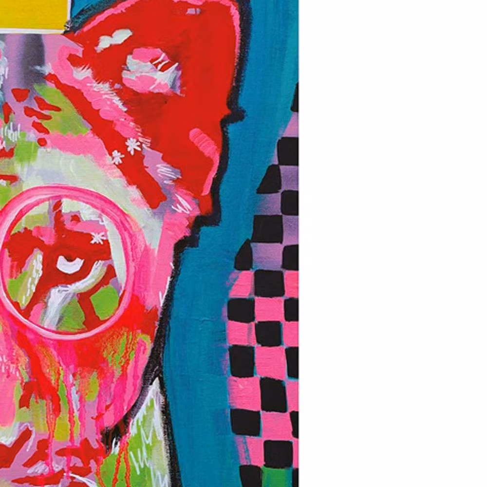 Jessi Dahlquist @Queen Multicolour Abstract Paper Poster – 2