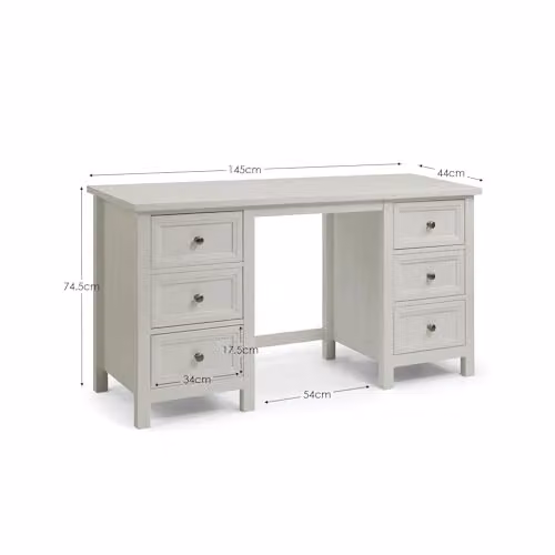 Julian Bowen Maine Dressing Table in Grey – 2
