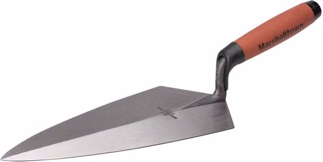 Marshalltown Low Lift Brick Trowel, 11 Inch, Red