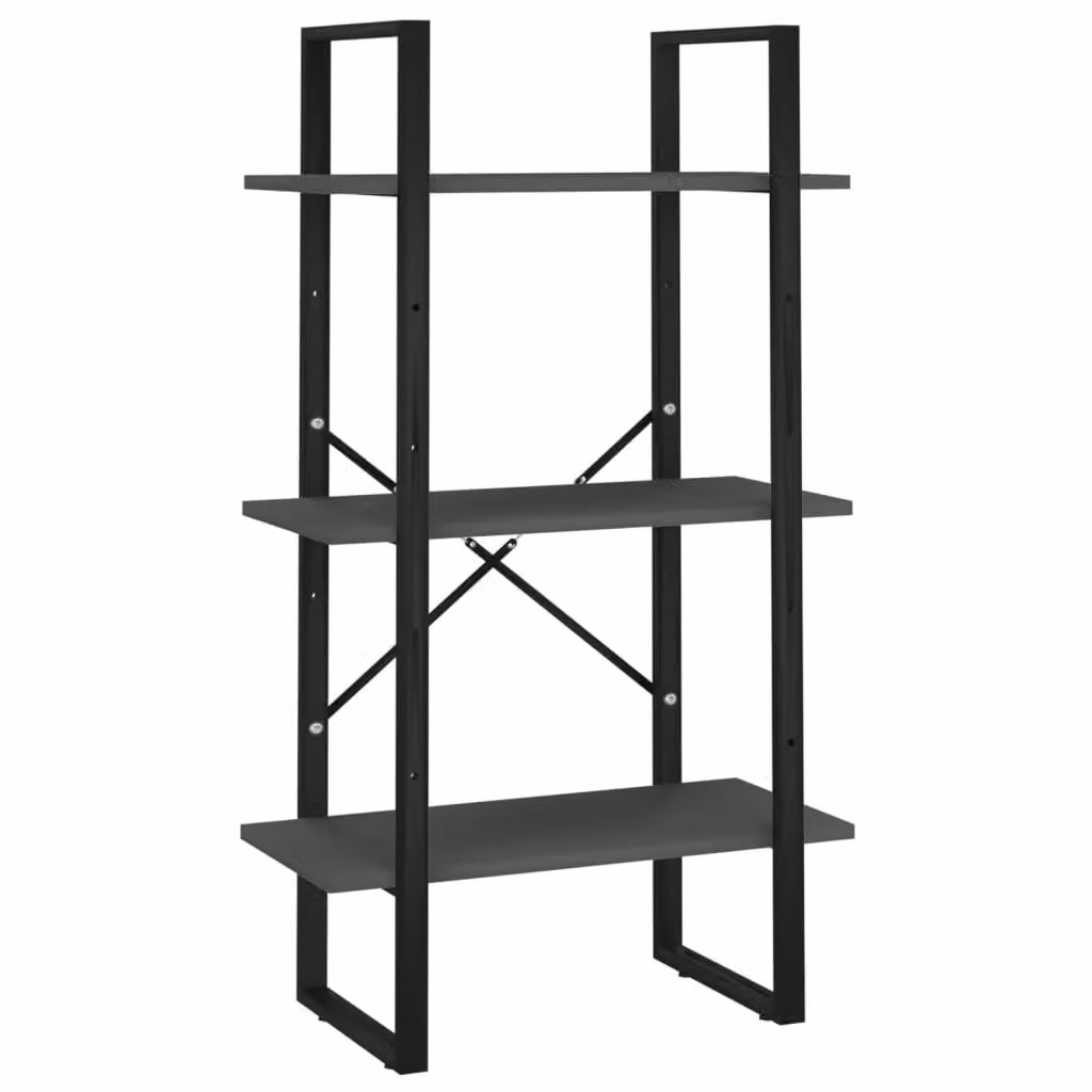Berkfield Home Grey Freestanding Storage Shelf, W/D/H: 60 x 30 x 105 cm – 2